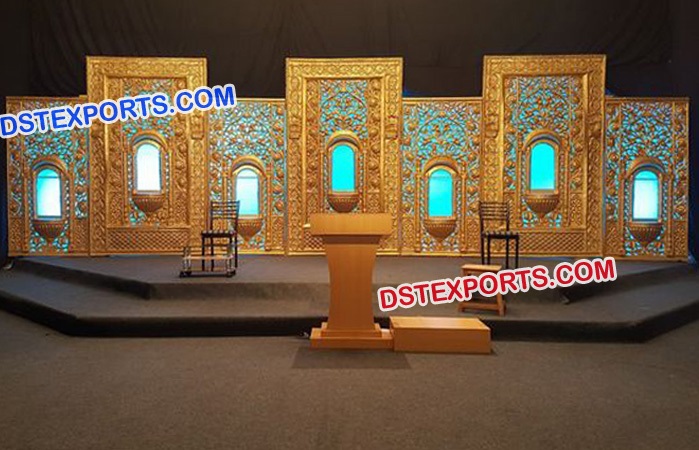 Indian Wedding Jharokha Frames Backdrop