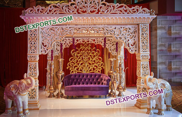 Indian Wedding Ceremonial Mandap