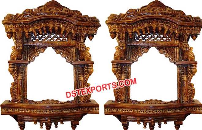 Traditional Rajasthani Decor Wooden Panel