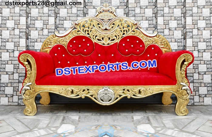 Latest Design Wedding King Queen Sofa