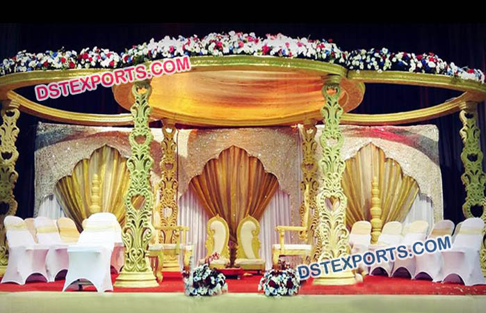 Stunning Wooden Mandap