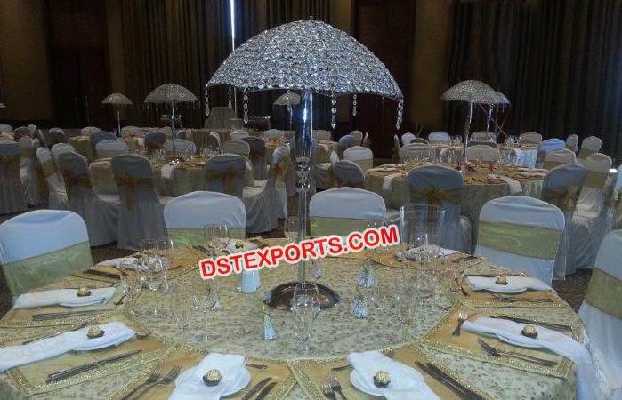 Wholesale Table Centerpieces Crystal Umbrella