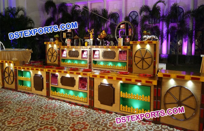 Punjabi Wedding Stylish Food Counters