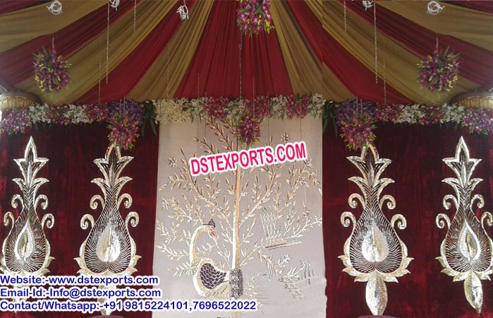 Bollywood Wedding Embrodried Back Drapery