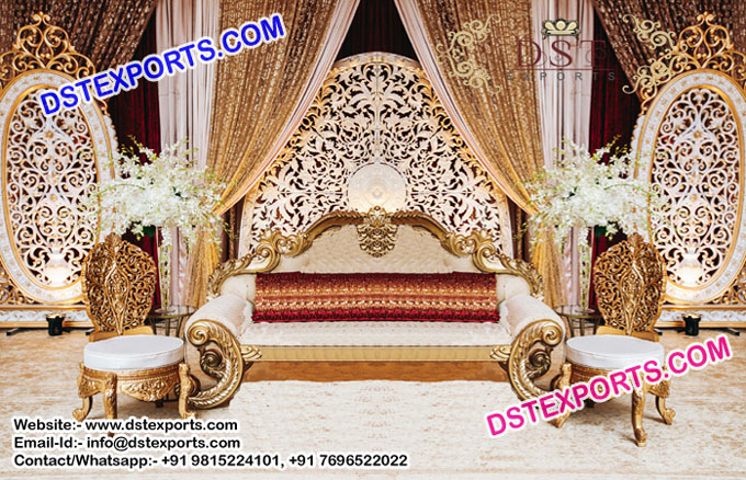Asian Wedding Back Wall Frame Stage
