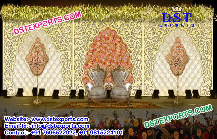 Latest Design Wedding Stage Back Panel Decors