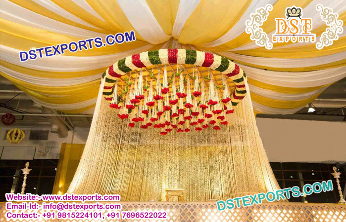 Stylish Bollywood Wedding Flower Decorations