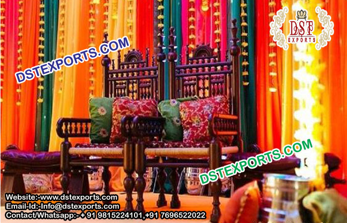 Punjabi Wedding Sangeet Function Chairs