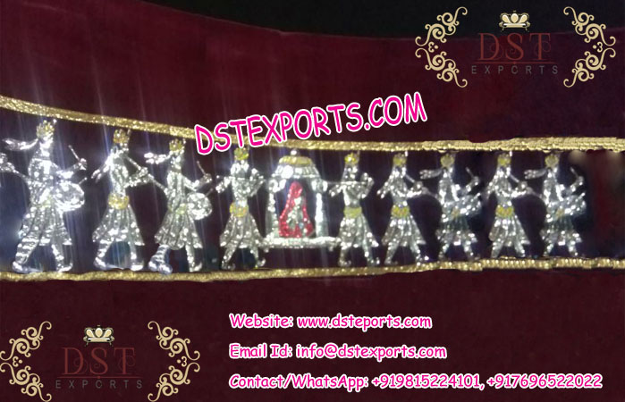Traditional Indian Dulhan Doli Theem Backdrop