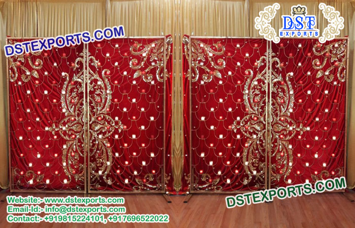 Maharani Wedding Hand Embrodried Backdrop Curtains