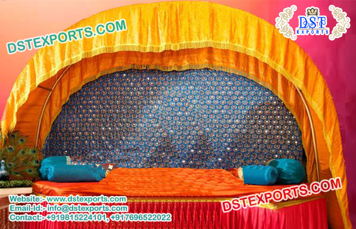 Morrocan Style Mehndi Decor Seating Sofa
