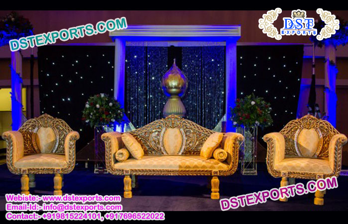 Amrican Indian Wedding Sofa Furniture Set