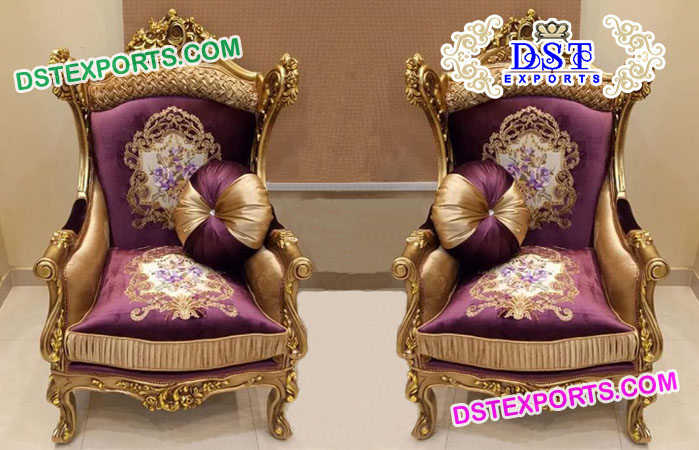 Beautiful Wedding Bride Groom Chairs London