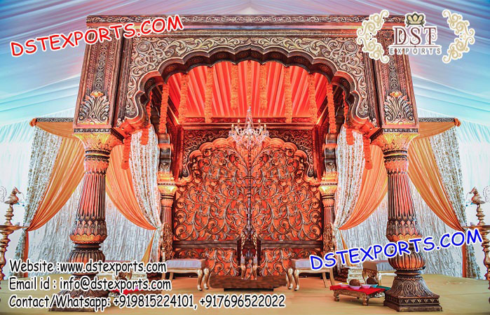 Indian Rajwada Style Wedding Mandap