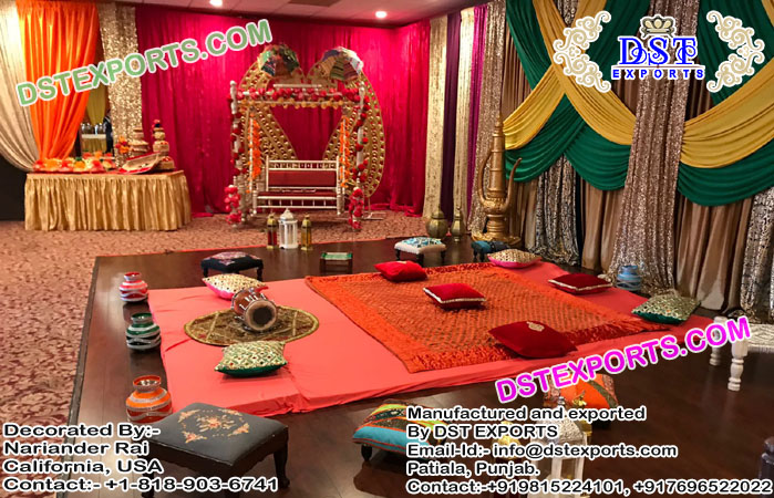 Marvelous Mehndi Ceremony Decors U.S.A