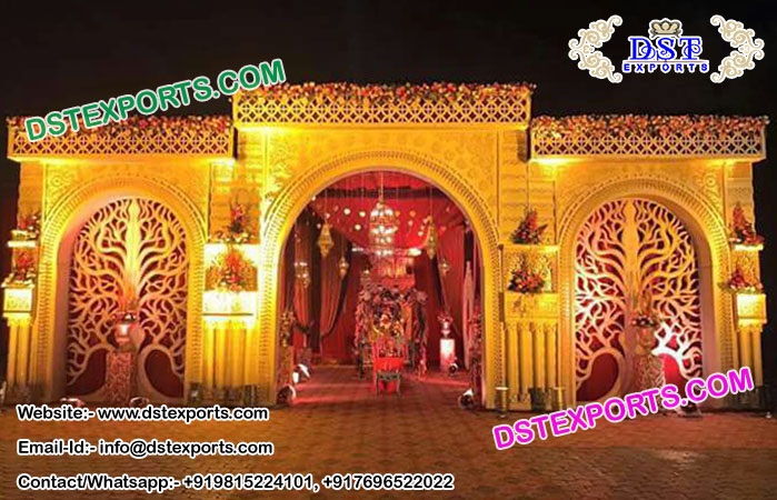 Grand Indian Wedding Welcome Gate