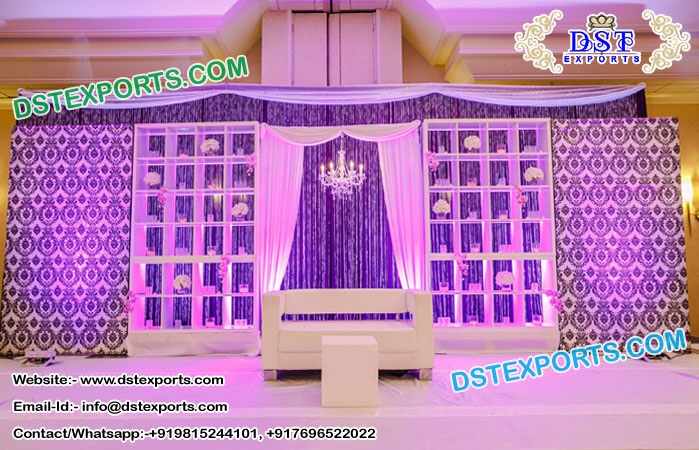 Best Wedding Stage Candle Back Wall