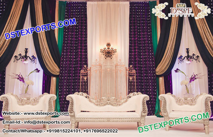 Fascinating Backdrop Curtains For Weddings