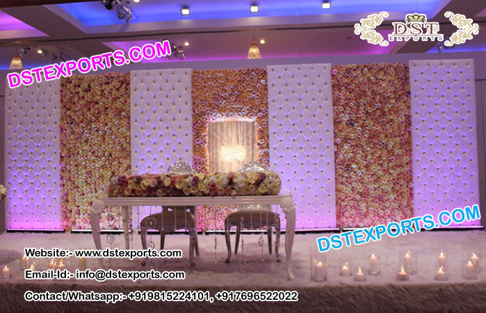 Gigantic Wedding Floral Panels Decors