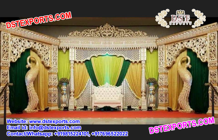 Marathi wedding stage decorations