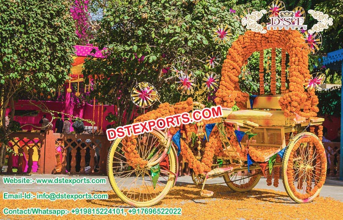 Bollywood Style Dulhan Entry With Rickshaw