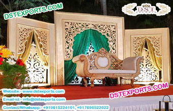 Rajwada Style Golden Back Wall Frames