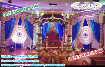 South Indian Theme Wedding Stage Set