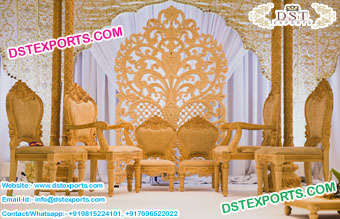 Unique Design Wedding Mandap Chair Set