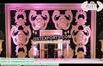 Western Stage Decor with Flower Frame