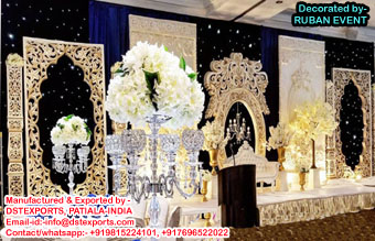 Eminent Wedding Stage Back Frame