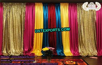 Wedding Colorful Rainbow Style Backdrop