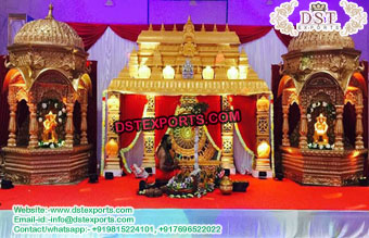Royal Srilankan Wedding Ceremony Mandap