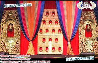 Wedding Stage Rajwada Fiber Frames
