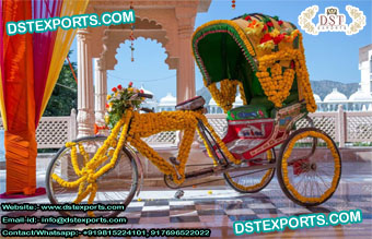 Punjabi Wedding Desi Bridal Entry Rickshaw