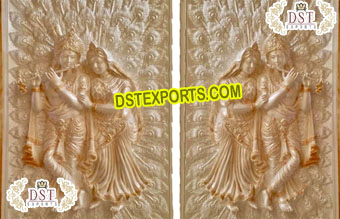 Buy Beautiful Radha Krishna Fiber Frame/Sculpture