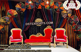 Punjabi Wedding Sangeet Stage Furniture