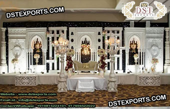 New Style Indo-Candian Wedding Stage