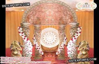 Indian Wedding Ceremonial Dom Mandap