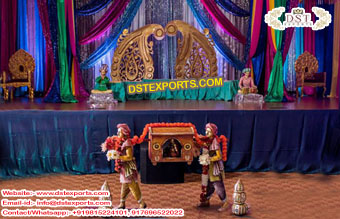 Traditional Rajasthani Wedding Mehandi Stage