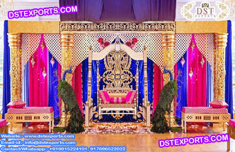 Indian Wedding Sangeet Stage Decoration