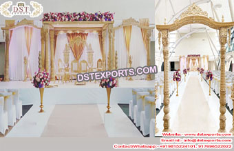 Special Wedding Wooden Hand-Carved Mandap
