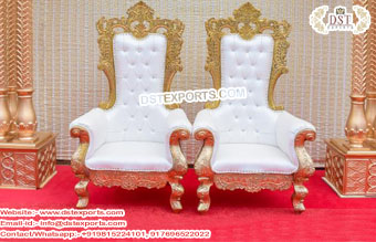 Stylish Wedding Bollywood Throne Chairs