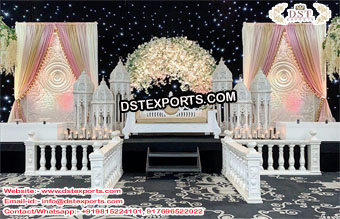 Stylish Moroccan Wedding Stage Decoration