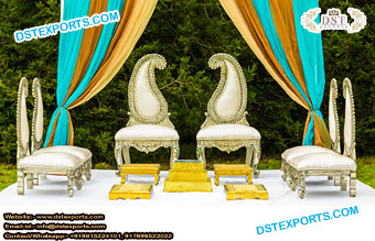 Latest Wedding Mandap Leaf Chairs Set UK