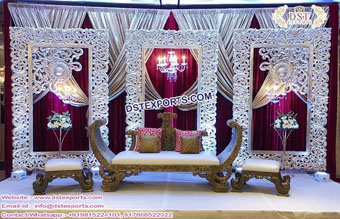 Stunning Muslim Walima Stage Frame/Panels
