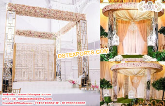 Stylish Mirror Mandap for Wedding USA