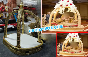 Designer Wedding Wooden Doli/Palki