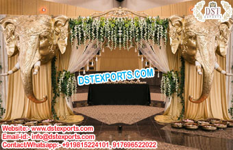 Srilankan Wedding Elephant Entrance Decoration