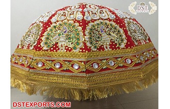 Wedding Decor Hand Work Embroidered Umbrellas