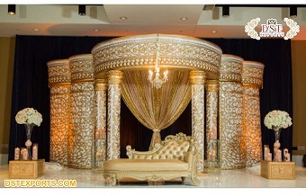 Luxury Asian Wedding Decor Stage California